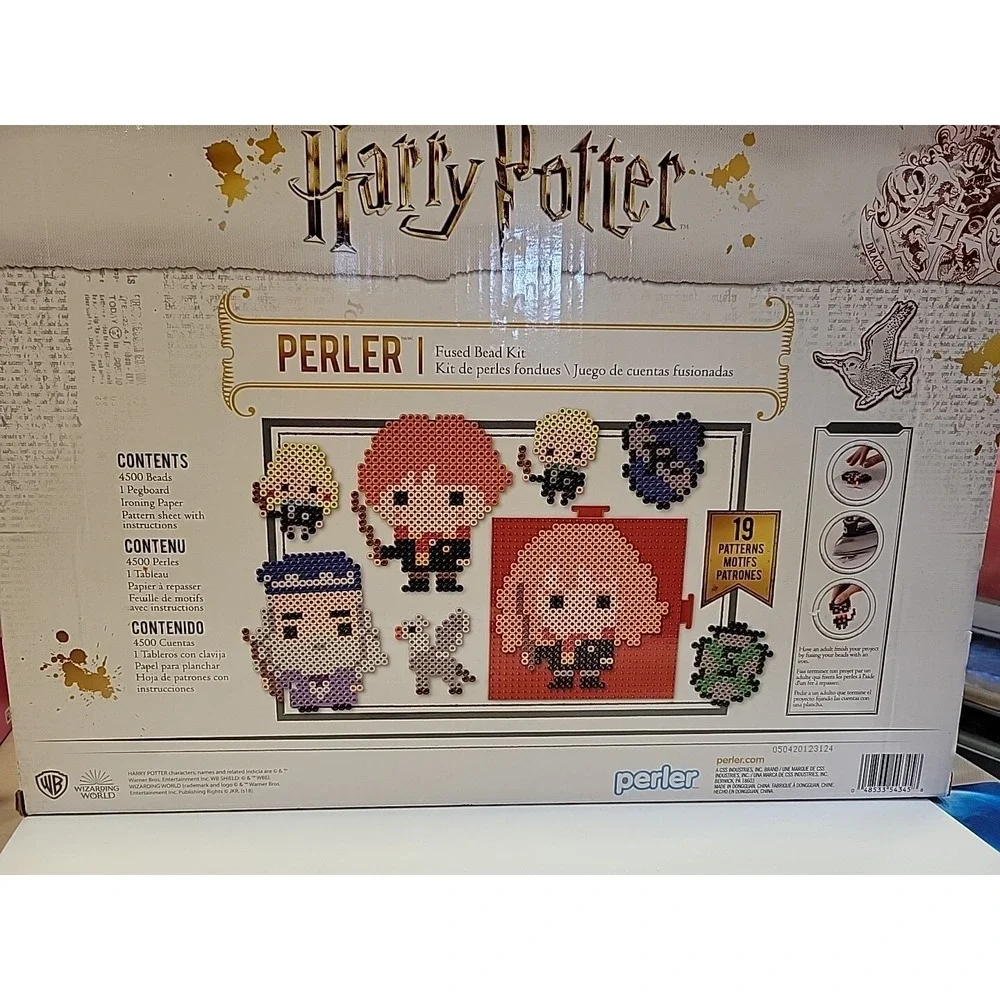 Perler Harry Potter Fuse Bead‎ Kit, 4503pc, 19 Patterns, Multicolor. New In box